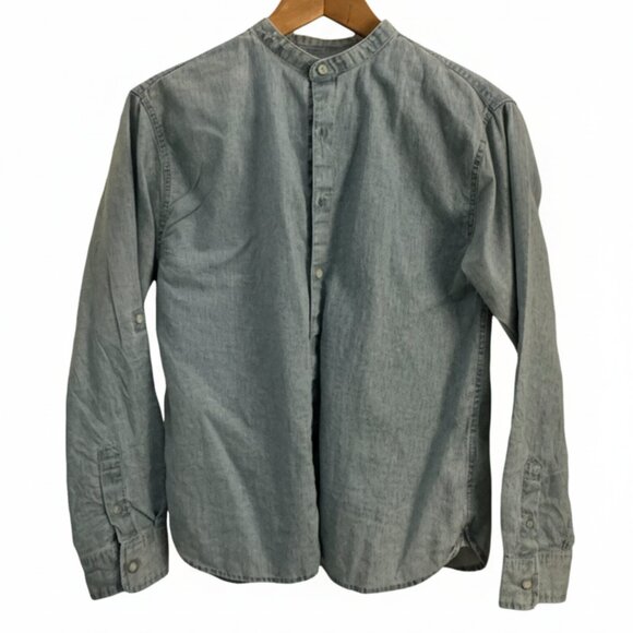 Big Boys Mandarin Collar Shirt - Picture 1 of 5